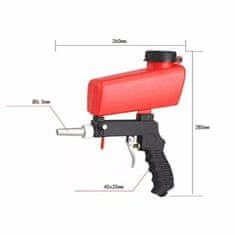 Pronett  XJ5419 Viacúčelová pieskovacia pištoľ 600 ml