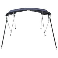 Vidaxl Strieška Bimini s 3 oblúkmi a stenami 243x(170-182)x137 cm