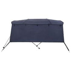 Vidaxl Strieška Bimini s 3 oblúkmi a stenami 243x(170-182)x137 cm