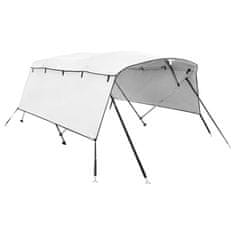 Vidaxl Strieška Bimini s 4 oblúkmi a stenami 243x(230-244)x137 cm