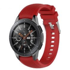 BStrap Silicone Davis remienok na Samsung Gear S3, dark red