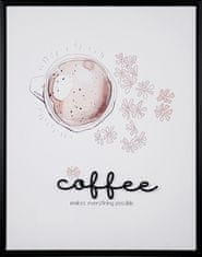 Mondex 3D obraz Coffe time 40 x 50 cm