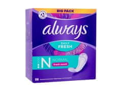 Always Always - Daily Fresh Normal Fresh Scent - For Women, 58 pc 