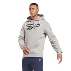 Reebok Mikina sivá 192 - 195 cm/XXL Identity Fleece Hoodie