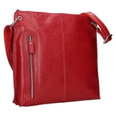 Lagen Dámska kožená crossbody kabelka blc/3287/16 Red