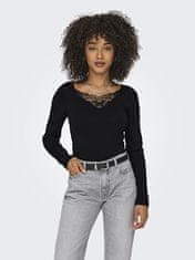 ONLY Dámske tričko ONLKIRA Regular Fit 15302894 Black (Veľkosť XL)