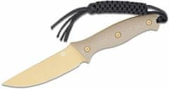 Civilight C23041-2 Stormridge pevný nôž na prežitie 10 cm, Desert Tan Stonewash, hnedá Tan, G10, puzdro