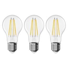 EMOS LED žiarovka Filament A60 A CLASS/ E27 / 3,8 W (60 W) / 806 lm / neutrálna biela