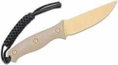 Civilight C23041-2 Stormridge pevný nôž na prežitie 10 cm, Desert Tan Stonewash, hnedá Tan, G10, puzdro