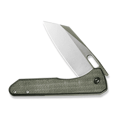 Civilight C23060-2 Nugz vreckový nôž 8 cm, Satin, zelená, Micarta