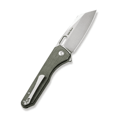 Civilight C23060-2 Nugz vreckový nôž 8 cm, Satin, zelená, Micarta