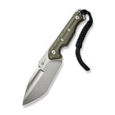 Civilight C21040-2 Maxwell pevný nôž 12 cm, Stonewash, zelená, G10, puzdro Kydex