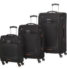 American Tourister Príručný kufor 55cm Summer Session Black/Orange