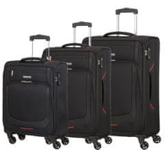 American Tourister Sada kufrov Summer Session Black/Orange 3-set