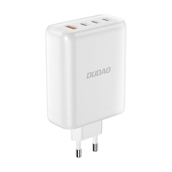 shumee GaN USB-A / 3x USB-C PD 140W sieťová nabíjačka, biela