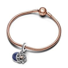 Pandora Krásny bicolor prívesok Padajúca hviezda Rose 782975C01