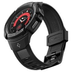 Spigen PUZDRO SPIGEN RUGGED ARMOR PRO S REMIENKOM PRE SAMSUNG GALAXY WATCH 5 PRO (45 MM) - ČIERNE