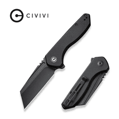 Civilight C23036-1 ExOne vreckový nôž 7,5 cm, Black Stonewash, čierna, G10