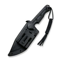 Civilight C21040-1 Maxwell pevný nôž 12 cm, Black Stonewash, čierna, G10, puzdro Kydex