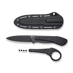 Civilight C22009D-1 Varius EDC nôž 9,5 cm, Black Stonewash, čierna, G10, puzdro Kydex