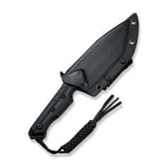 Civilight C21040-1 Maxwell pevný nôž 12 cm, Black Stonewash, čierna, G10, puzdro Kydex