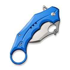 Civilight C16016B-2 Incisor II vreckový nôž - karambit 6,6 cm, Satin, bledomodrá, hliník