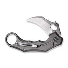 Civilight C16016B-3 Incisor II vreckový nôž - karambit 6,6 cm, Satin, sivá, hliník