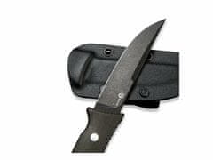 Civilight C19046-4 Tamashii pevný nôž 10,3 cm, Black Stonewash, tmavozelená, Micarta, puzdro Kydex