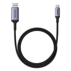 shumee Kábel jednosmerný USB-C na DisplayPort 1.4 HD 8K 60Hz 1,5 m čierny