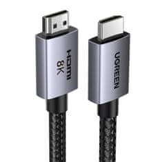 shumee HDMI 2.1 8K certifikovaný ultra vysokorýchlostný kábel, 1m šedý