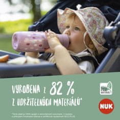 Nuk Fľaša Mini-Me Flip - ružová 450ml, 12m+