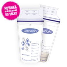 Lansinoh Sáčky na skladovanie materského mlieka 180ml, 50ks