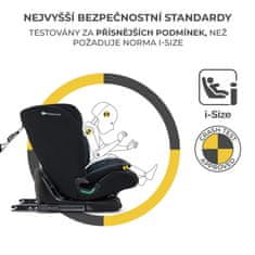 Kinderkraft Autosedačka Oneto3 i-Size 76-150cm + Isofix Graphite black