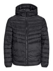 Jack&Jones Pánska bunda JJESPRINT 12258441 Black (Veľkosť XL)