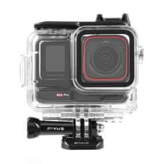 Puluz Waterproof puzdro na Insta360 Ace Pro, priesvitné