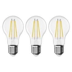 EMOS LED žiarovka Filament A60 A CLASS/ E27 / 3,8 W (60 W) / 806 lm / neutrálna biela