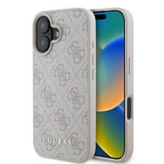 Guess Originálny zadný kryt hardcase 4G Classic GUHCP16MG4GFPI pre iPhone 16 Plus ružový