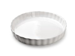 Mondex Porcelánová forma na koláče BASIC 26 cm biela