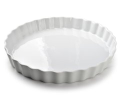 Mondex Porcelánová forma na koláče BASIC 32 cm biela