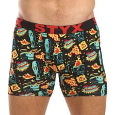 Styx 6PACK pánske boxerky long art športová guma viacfarebné (6UN13198780) - veľkosť M