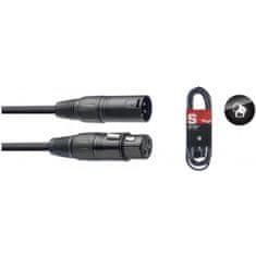 Stagg SDX5, DMX kábel, 3-pólový XLR / XLR, 5 m