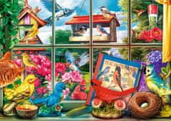 Trefl Puzzle Premium Plus Tea Time: Svet vtákov 1000 dielikov