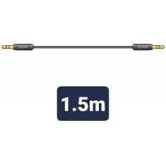 AV:link Precision kábel Jack 3,5 mm stereo/jack 3,5 mm stereo, 1,5 m