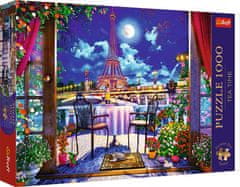 Trefl Puzzle Premium Plus Tea Time: Nočný Paríž 1000 dielikov