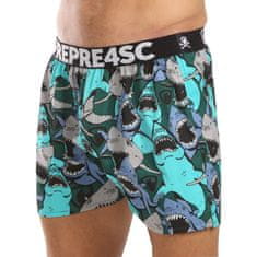 Represent Pánske trenky exclusive Mike Happy Sharks (R4M-BOX-0709) - veľkosť M