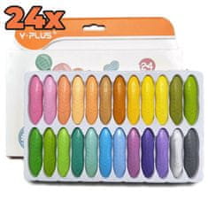 Bellestore Kreatívne voskovky ColorBurst (24 kusov)