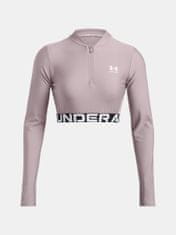 Under Armour Dámske tričko HeatGear Rib 1/4 Zip LS L