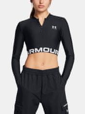 Under Armour Dámske tričko HeatGear Rib 1/4 Zip LS M