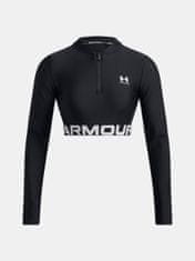 Under Armour Dámske tričko HeatGear Rib 1/4 Zip LS M