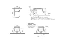 Vitra V CARE BASIC 1.1 bidet + wc, diaľkový ovládač 5674B003-6193 - Vitra